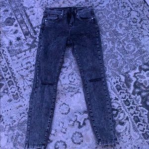 BlankNYC ripped black jeans